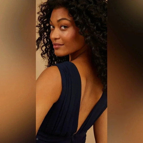 Altar'd State Midnight Cassava Luxe Crepe Dress - Picture 2 of 7